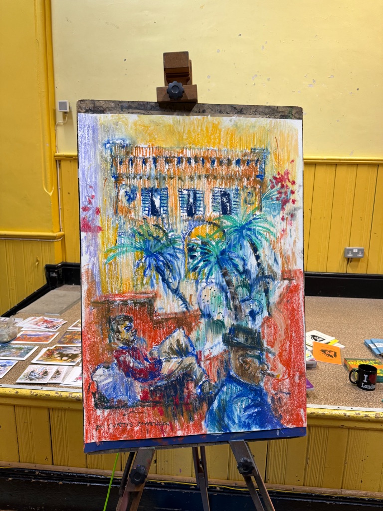 Curtis Tappenden expressive pastel painting demonstration